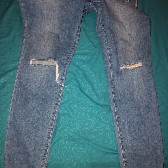 Light denim overalls - Picture 4 of 4